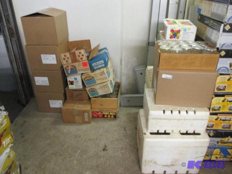 lots of boxes of canning jars...
