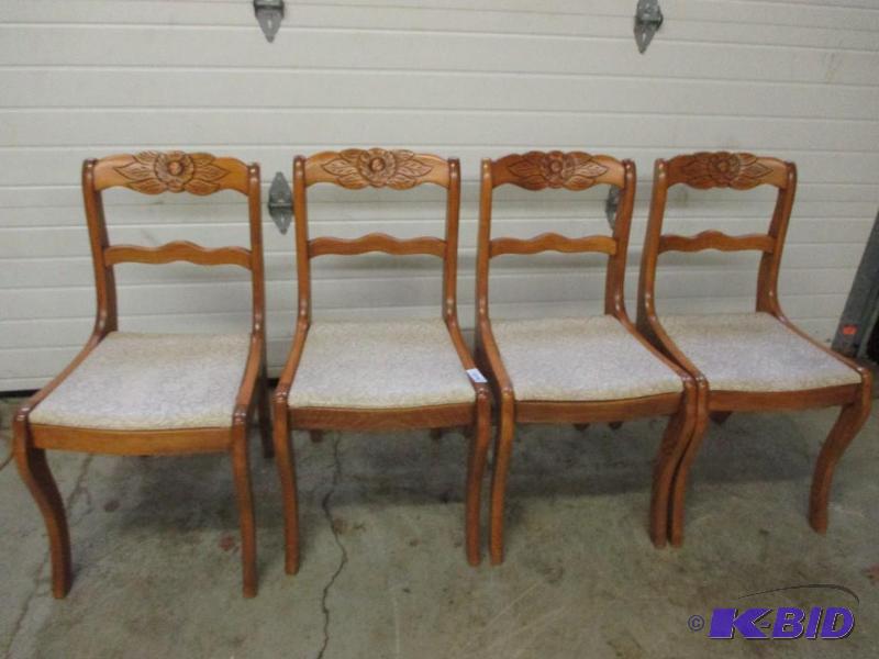 4 matching chairs...