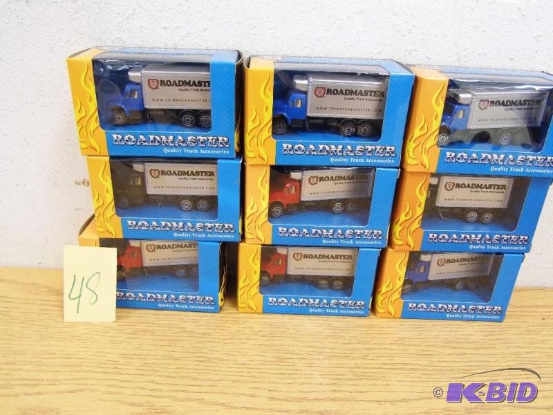 9 New Roadmaster Toy Trucks