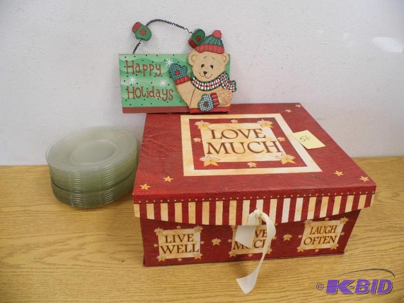 Storage Box wPlates & Sign