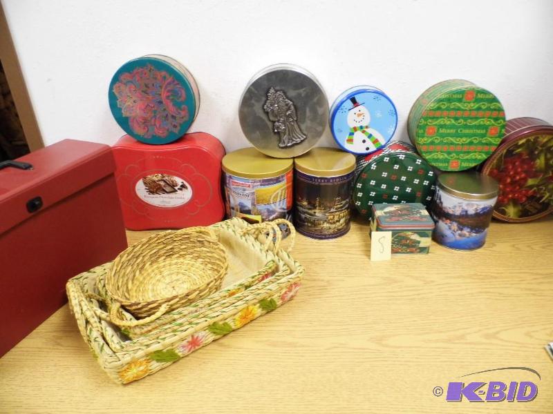 Tins, Baskets, File