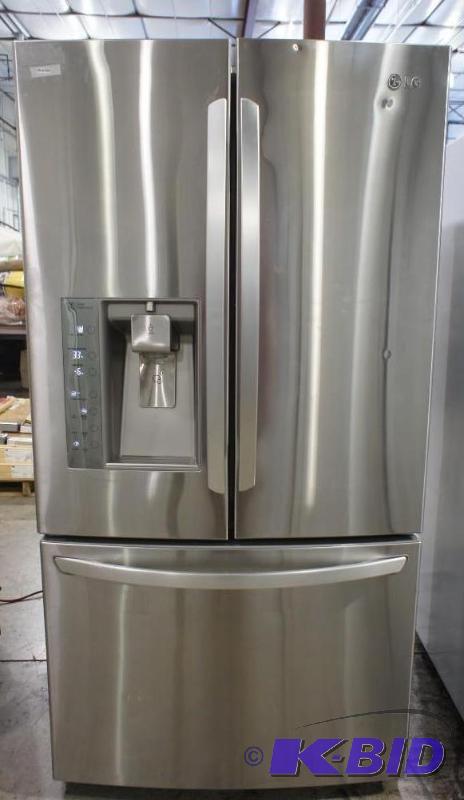lot 3 image: LG Refrigerator Model # (LFX31925ST) MSRP $ 3...
