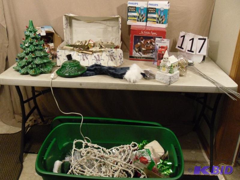 lot 117 image: Large Lot of Christmas Items. Comes in Large ...