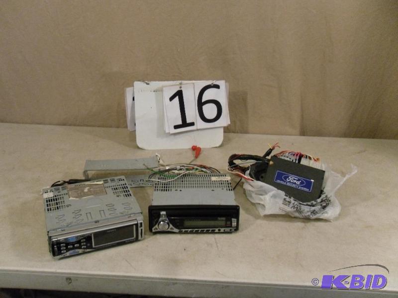 lot 16 image: 2 Car Stereos and Ford Vehicle Security Syste...