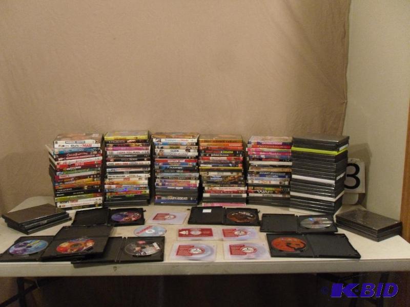 lot 23 image: Large Lot of DVDS. Over 135. Some may need sc...