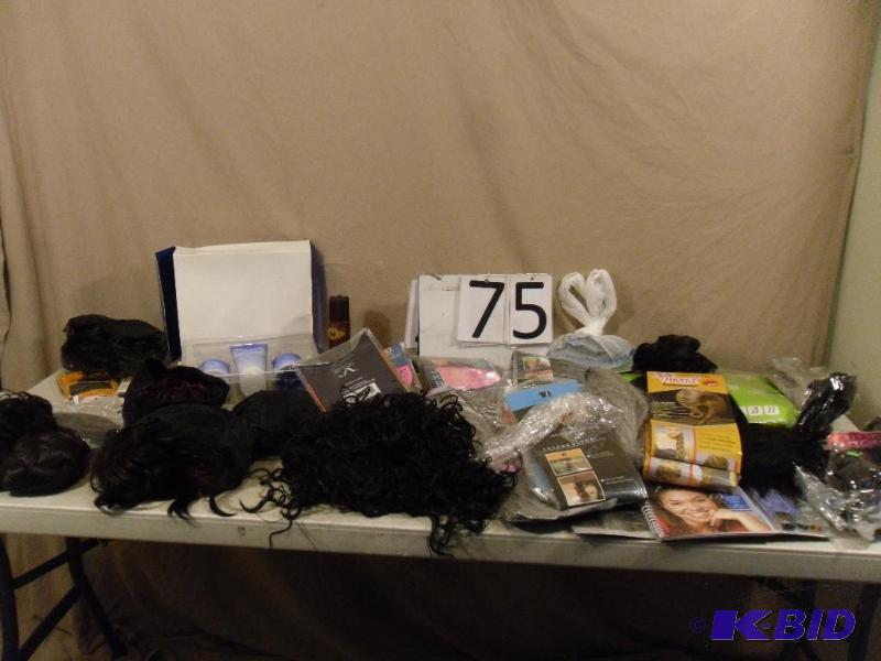 lot 75 image: Lot of Hair, New Perfumed Body Set, and More....