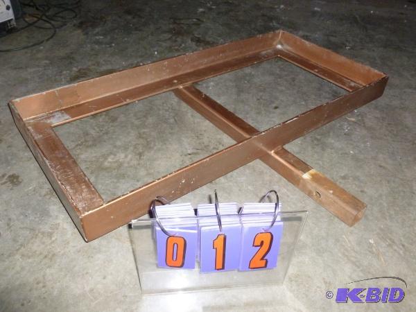 lot 12 image: Hand built heavy duty receiver hitch carrier....