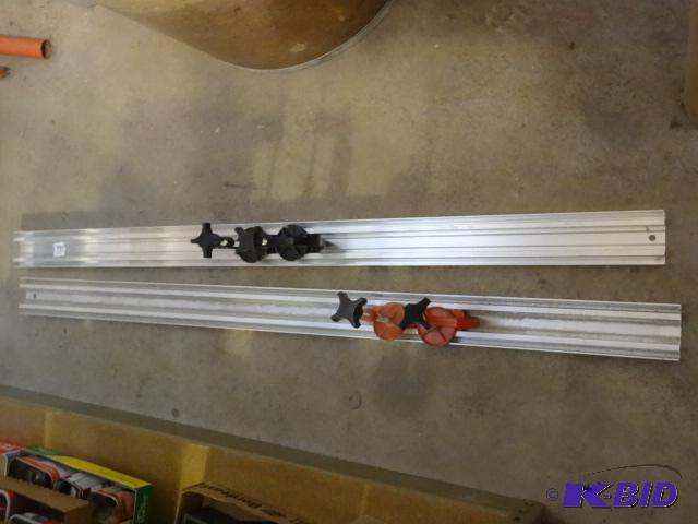 lot 120 image: Aluminum Track Clamps 48"...