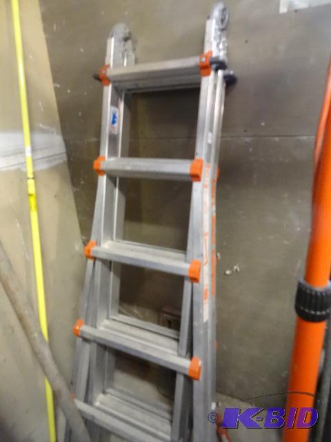 lot 124 image: Little Giant Aluminum Ladder. Multi Position ...