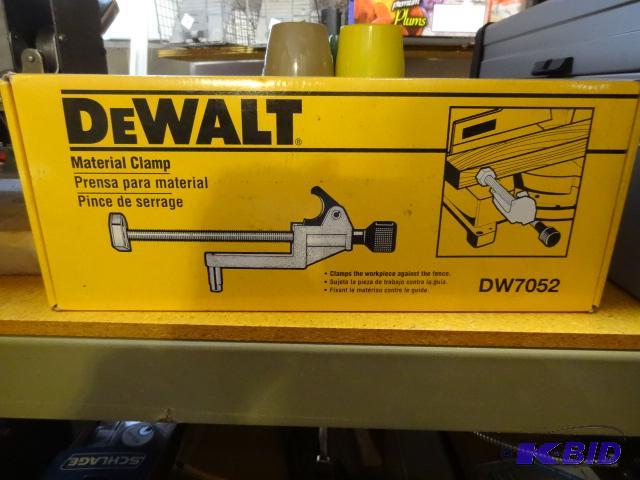 lot 158 image: Dewalt DW 7052 Material Clamp...