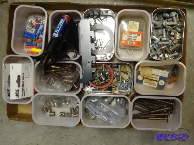 lot 197 image: Bin of Misc Hardware...