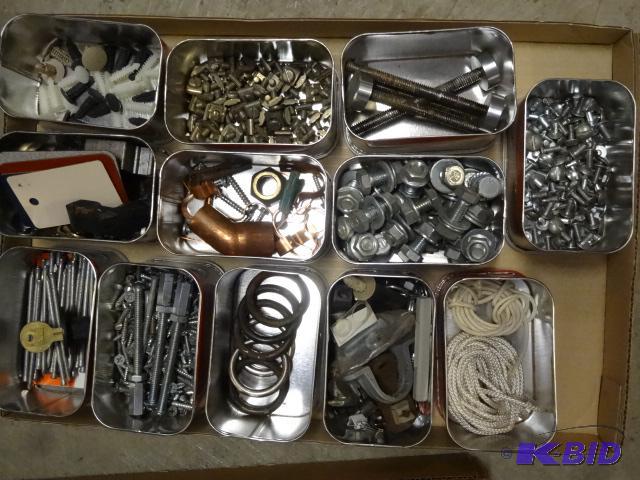 lot 198 image: Bin of Misc Hardware...