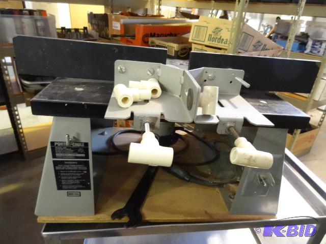 lot 21 image: Porter Cable Model 696 Shaper Table. Porter C...