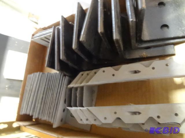 lot 216 image: Misc Metal Angle Brackets...