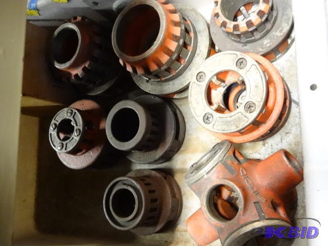 lot 254 image: Ridgid Pipe Threading Dies. Qty 8, 2 Toledo P...