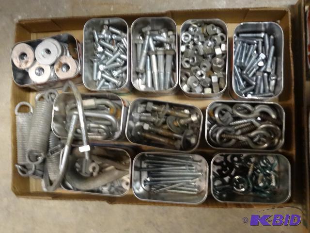 lot 257 image: Bin of Misc Hardware...