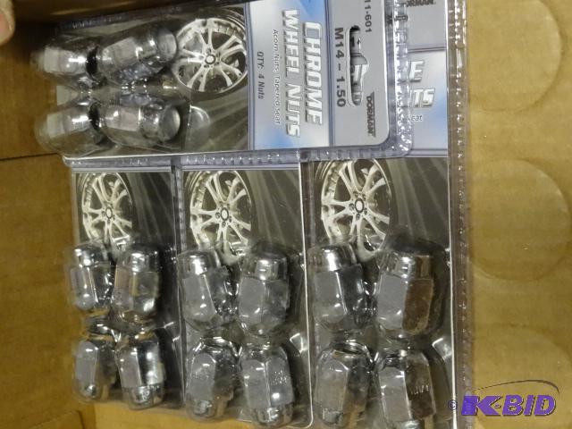 lot 266 image: Chrome Wheel Nuts. M14-1.50 Qty 16...