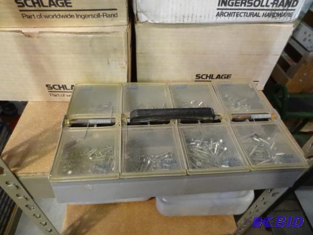 lot 272 image: 8 Place Bin With Misc Screws...