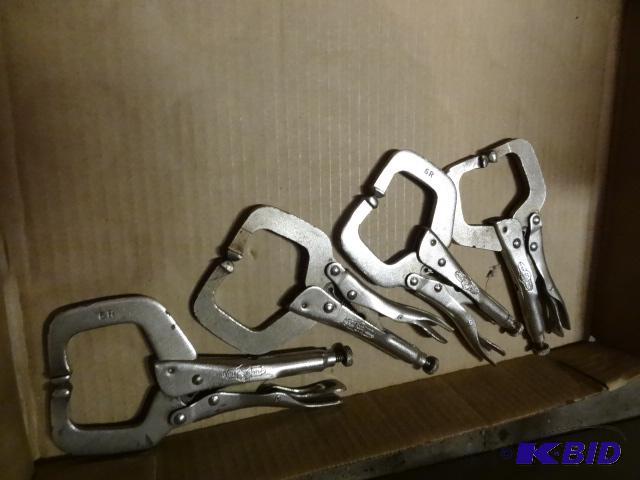 lot 316 image: 4 Vise Grip Plier Clamps, 6R, Qty 4...