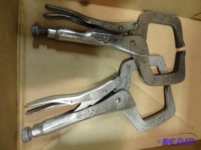 lot 323 image: 2-11R Vise Grip Clamps...