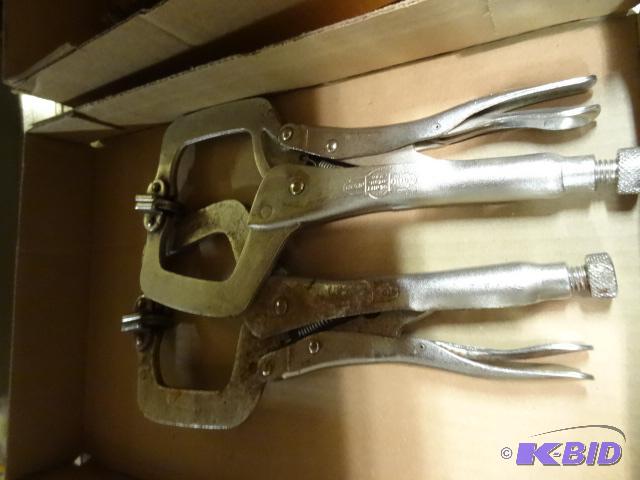 lot 324 image: 2 Vise Grip Plier Clamps 11 SP...