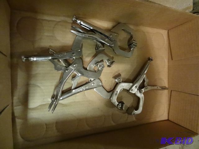 lot 326 image: 4 Vise Grip Plier Clamps 6SP...