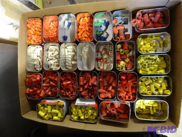 lot 33 image: Box Full of Wire Nuts...