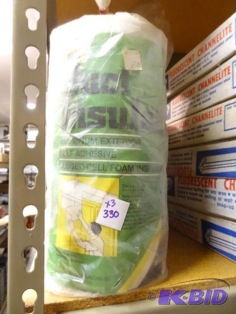 lot 330 image: 3 Rolls of Duct Insulation...