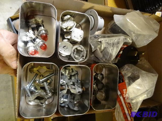 lot 336 image: Misc Ground Clamps and Electrical...