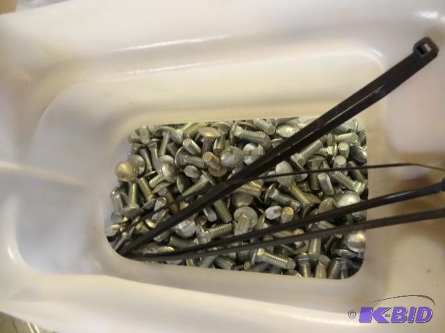 lot 347 image: Bin Of Carriage Bolts...