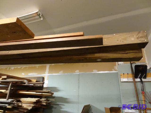 lot 372 image: Misc Wood, 4 X 4 X 16. Qty 2 Other Misc Board...
