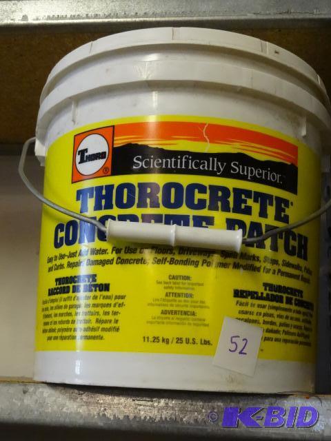 lot 52 image: Thorocrete Patch 25 lb Full...