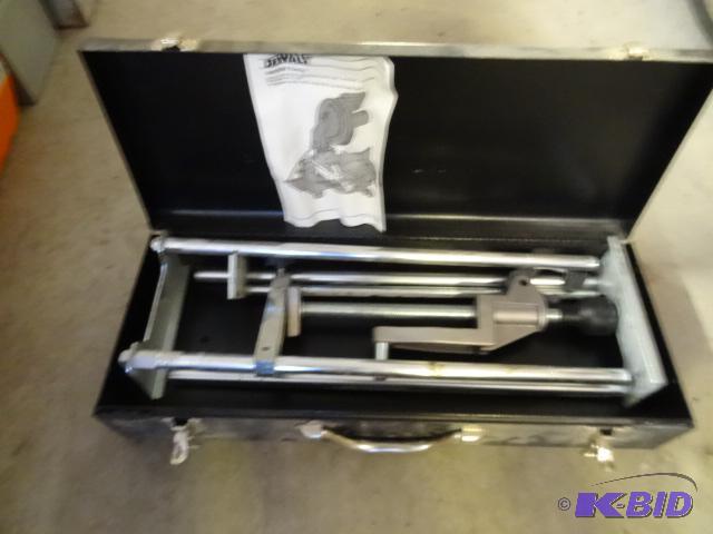lot 7 image: Dewalt DW 7052 Miter Saw Clamp...