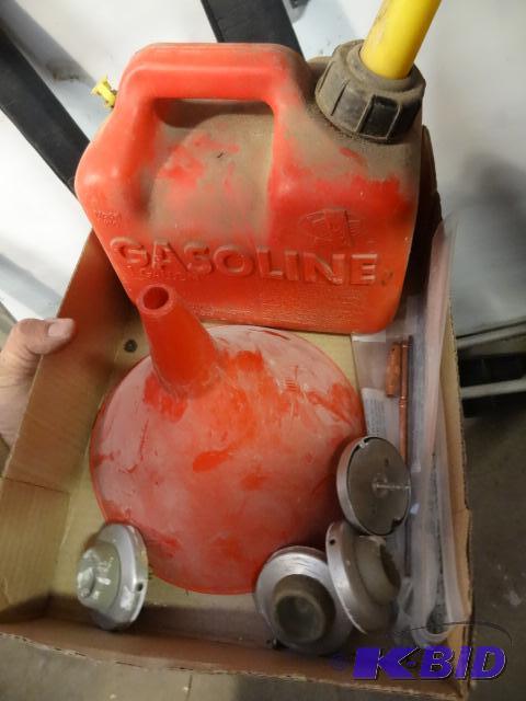 lot 88 image: 1 Gal Gas Can and Funnel...