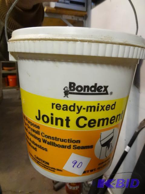 lot 90 image: 12 lbs Ready Mix Joint Cement...