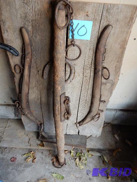 Old Harness wood and braces. Most mounted on ...
