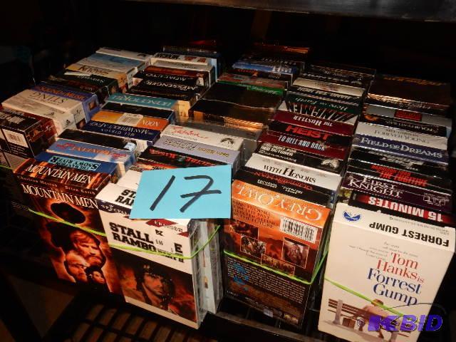 VHS Videos as pictured. Most are new in their...