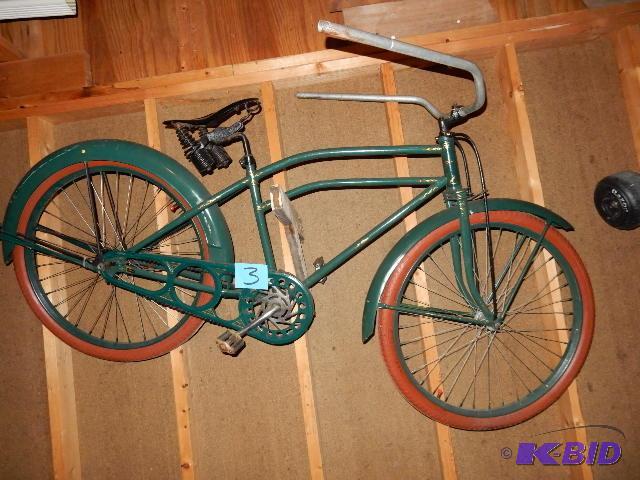 1934 JC Higgins Bicycle. Good shape.. New Tir...