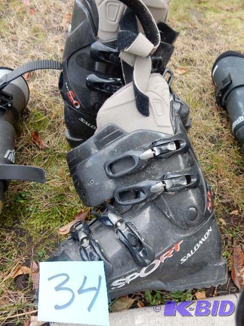 Ski Boots Salomon Sport 5.0 Size 8, womens...