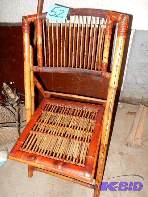 BAMBOO Folding Chair.. Very solid and good sh...