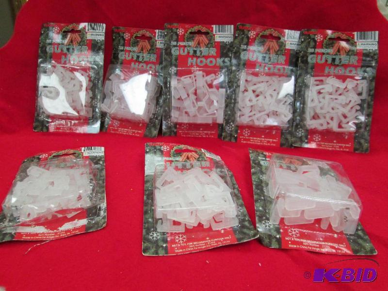 Qty 6 Amglo 25 pieces Gutter hooks...