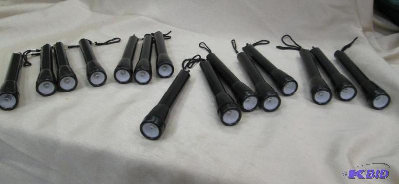 Qty 15 Skinny black flashlights...