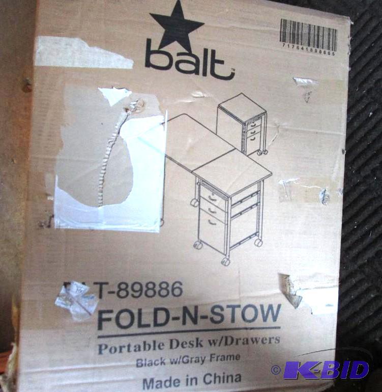 Balt fold up portable table. Box has been ope...