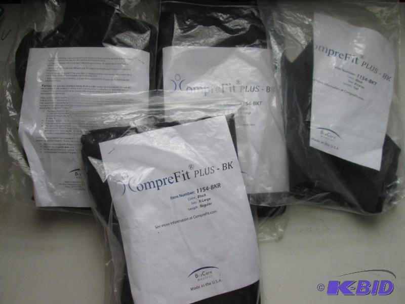 Lot of 4 knee to ankle braces by Compre Fit B...
