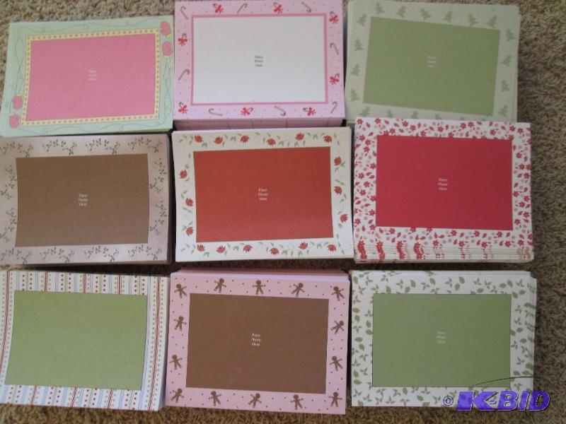 Lot of approximately 900 photo greeting card ...