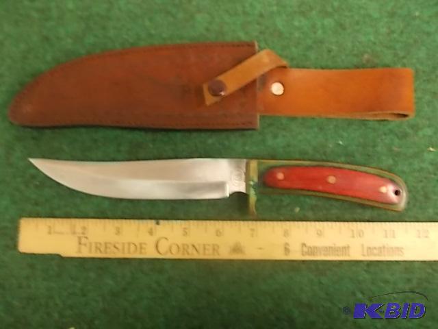 Large Hunting Knife With Sheath...