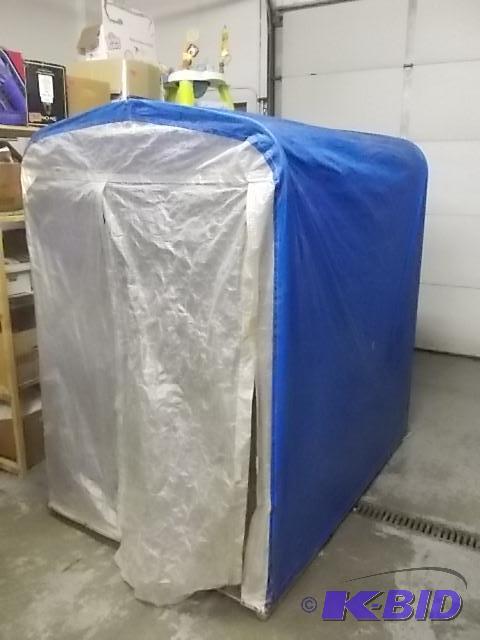 4 Foot x 6 Foot x 6 Foot Tall Portable 3 Hole...