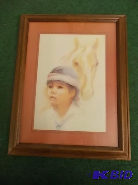 Boy With Horse Picture 15 x 22...