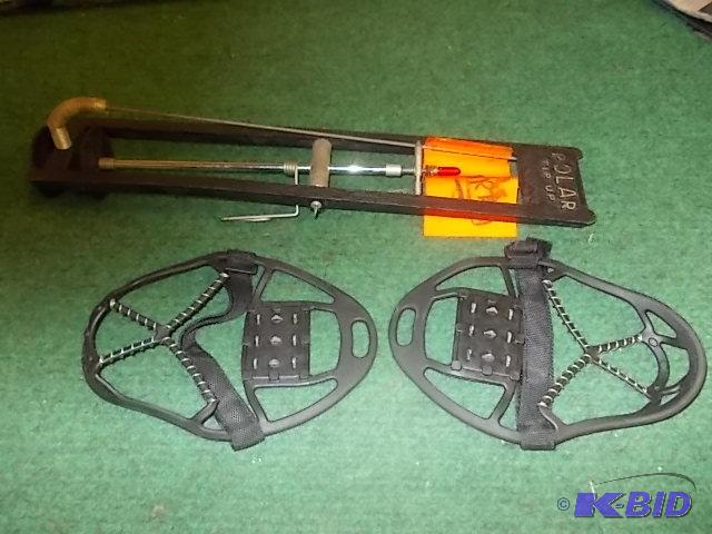 Tip-Up For Ice Fishing &amp Pair Boot Grips ...
