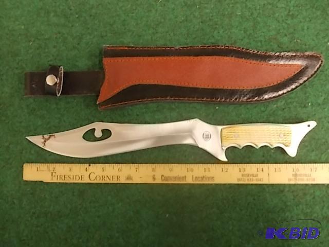 &nbspLarge Hunting Knife With Sheath...